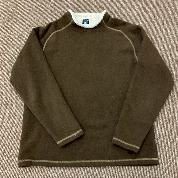 Men’s XL Kuhl Afpaca Stovepipe Rollneck Fleece Hybrid Sweater Midlayer - Picture 2 of 14